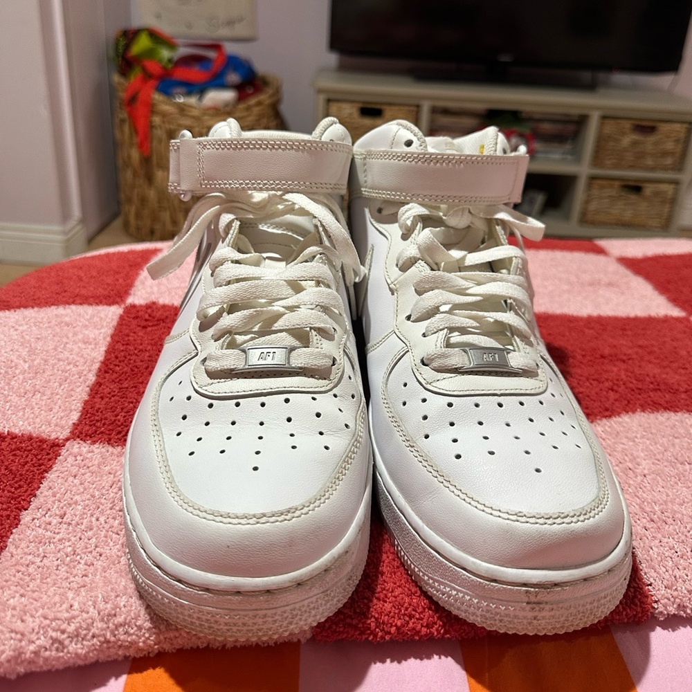 Nike White High-Top Sneakers